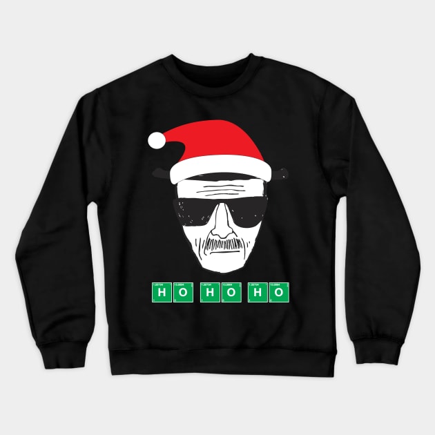 Heisenberg Ho Ho Ho Christmas Breaking Bad Crewneck Sweatshirt by Rebus28